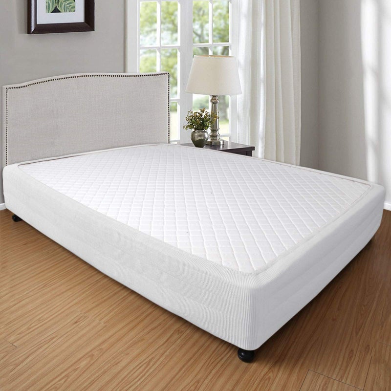 Marquess Box Spring Cover-Add Color to Any Box Spring with This Stylish Cover,Fits Box Springs Up to 15 Inches Tall (White, King) - Image 3